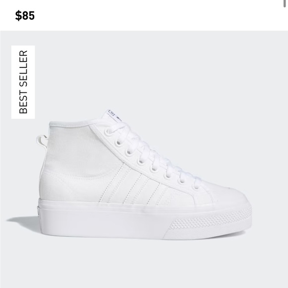 Adidas Nizaa platform mid shoes - Picture 1 of 3